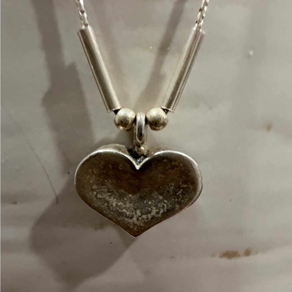 Silpada Silver Heart Necklace